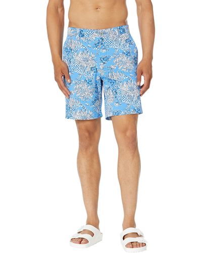 Southern Tide 8 Brrrdie Croc And Lock It Shorts - Blue