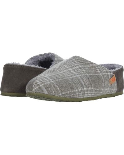 Acorn Parker Plaid Hoodback + Bloom - Gray