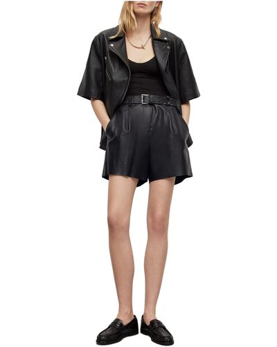 AllSaints Nara Lea Shorts - Black