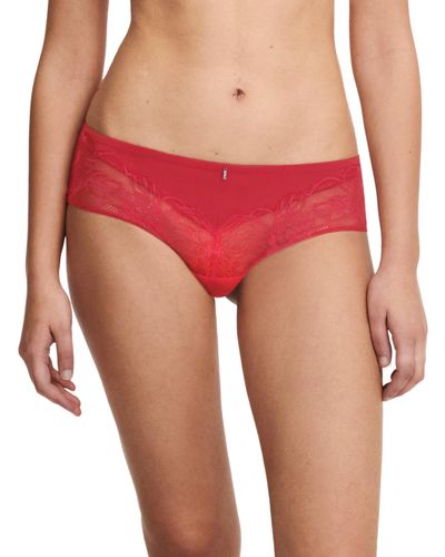 Chantelle Midnight Flowers Hipster - Red