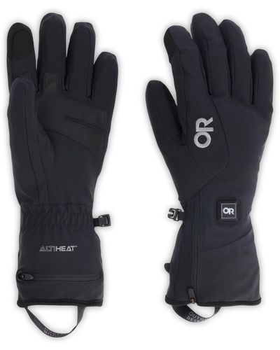 Outdoor Research Sureshot Heated Softshell Gloves - Black