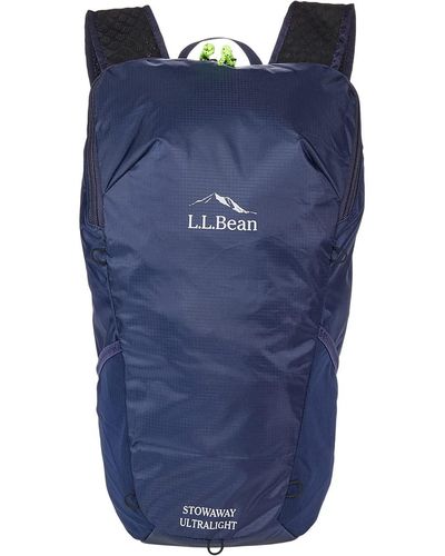 L.L. Bean Stowaway Ultralight Day Pack - Blue