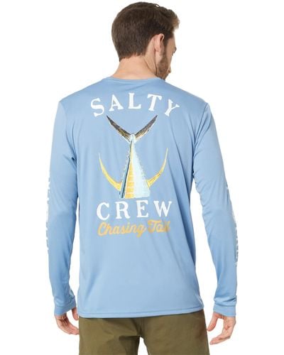 Salty Crew Tailed Long Sleeve Sunshirt - Blue