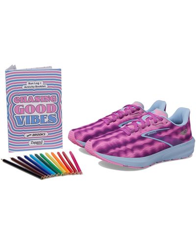 Brooks Launch 10 - Vibes Collection - Purple