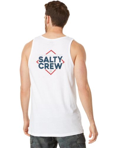 Salty Crew No Slack Tank - White
