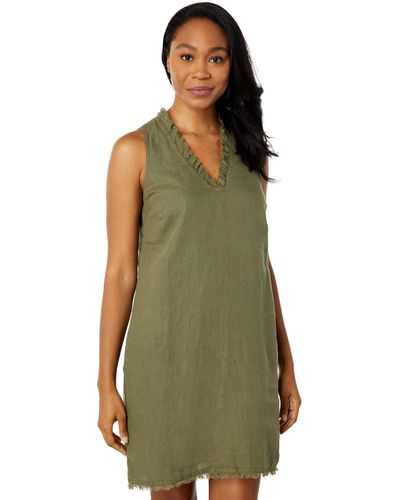 Tommy Bahama Two Palms Ruffle Shift Dress - Green