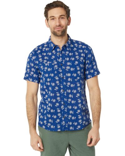 Toad&Co Salton Short Sleeve Shirt - Blue