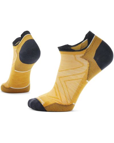 Smartwool Run Zero Cushion Low Ankle - Yellow