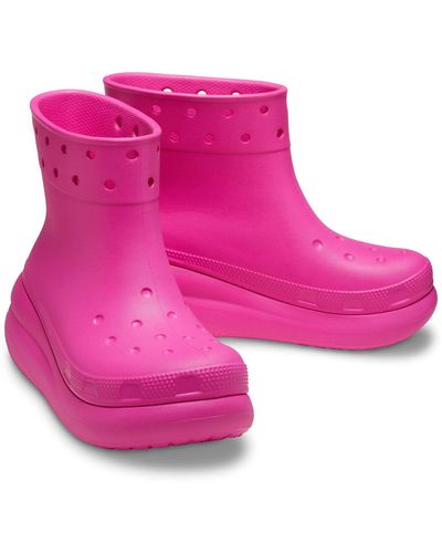 Pink Croc Boots for Women - Up to 65% off | Lyst