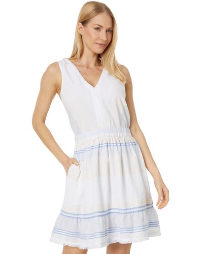 Splendid Calypso Striped Mini Dress - White