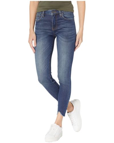 Kut From The Kloth Connie High-rise Ankle Skinny Jeans - Blue