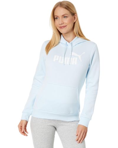 PUMA Essentials Logo Fleece Hoodie - Blue