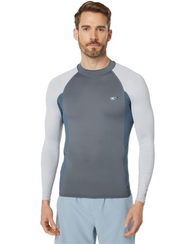 O'neill Sportswear Premium Long Sleeve Rashguard - Gray