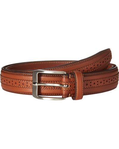 Florsheim Boselli Leather Belt - Brown