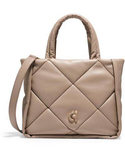Cole Haan Quilted Tote Bag - Natural
