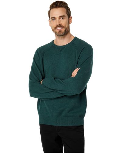 L.L. Bean Wicked Soft Cotton Cashmere Crew - Green