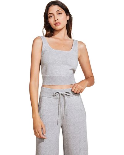 Eberjey Recycled Sweater - The Tank - Gray