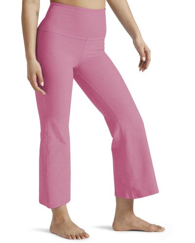 Beyond Yoga Spacedye Retro Cropped Pants - Pink