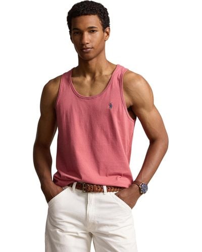 Polo Ralph Lauren Washed Jersey Tank - Red