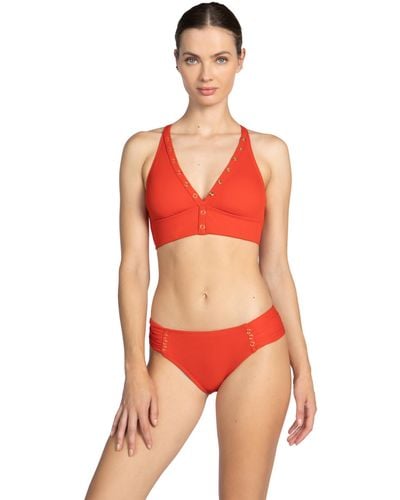 Robin Piccone Amy Halter Top - Red