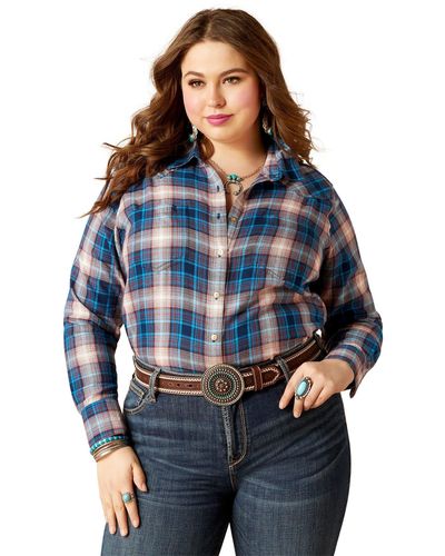 Ariat Real Billie Jean Shirt - Blue