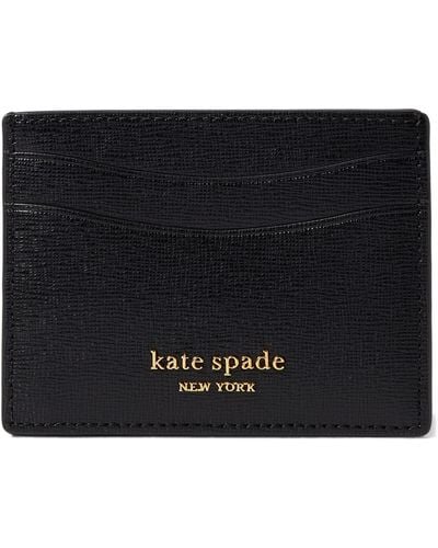 Kate Spade Morgan Saffiano Leather Card Holder - Black