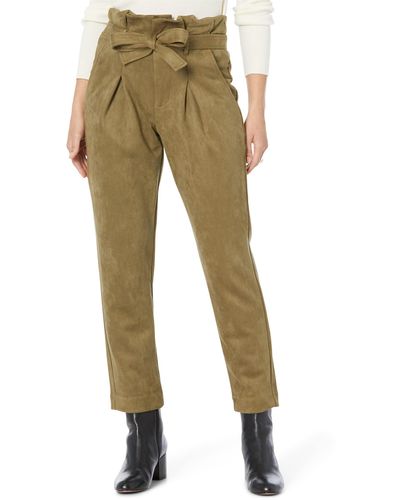 DKNY Pants With Tie Waist - Green