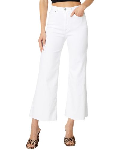 7 For All Mankind Ultra High-rise Cropped Jo In Luxe Vintage Soleil - White