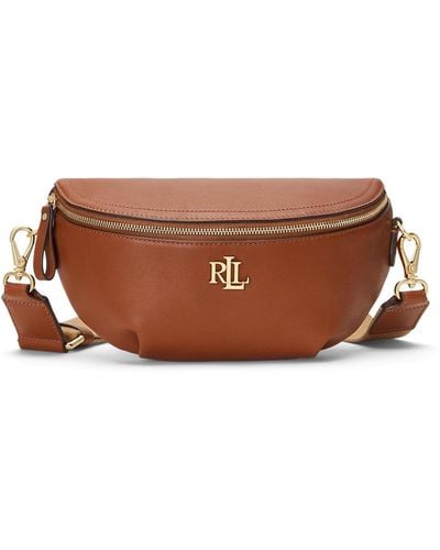 Lauren by Ralph Lauren Leather Marcy Belt Bag - Brown