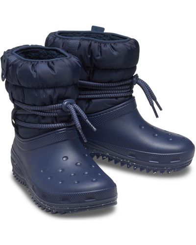 Crocs™ Classic Neo Puff Luxe Boot - Blue