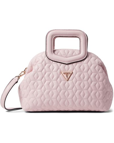 Guess Errin Small Frame Clutch - Pink