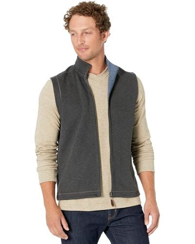 Johnston & Murphy Reversible Solid Vest - Gray