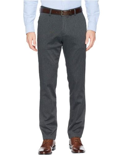Dockers Slim Tapered Signature Khaki Lux Cotton Stretch Pants - Creaseless - Gray