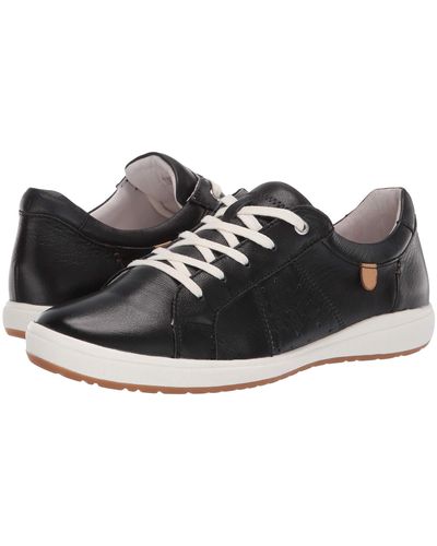 Josef Seibel Caren 22, Scarpe Slip-on In Pelle Nappa, Rosso/grigio, Taglia 40, Larghezza Normale G