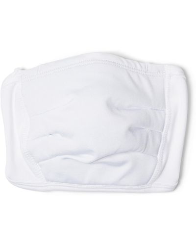 Hot Chillys Micro Elite Chamois Solid Half Mask - White