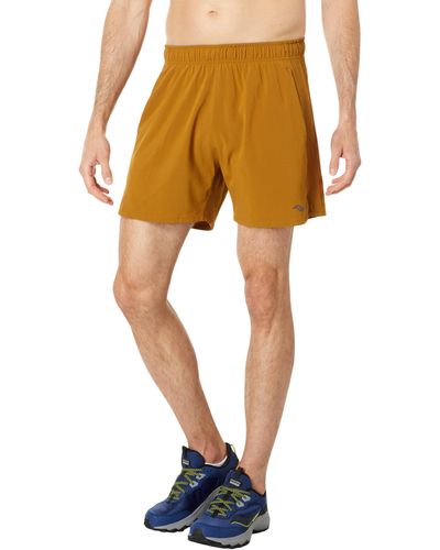 Saucony Outpace 5 Shorts - Orange