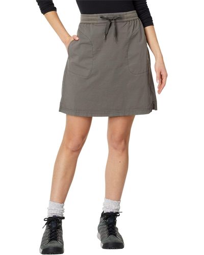 L.L. Bean Ripstop Skirt - Gray