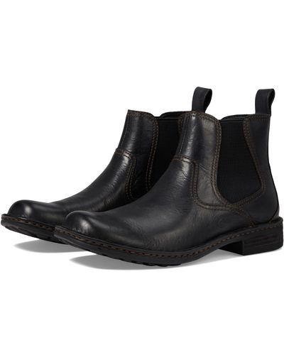 Born Men's Hemlock Leather Chelsea Boots - Black