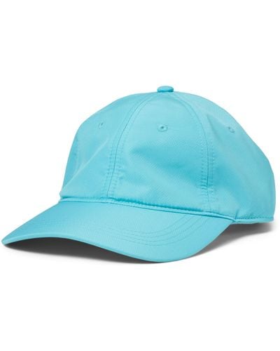 Lacoste Sport Solid Taffeta Side Croc Hat - Blue