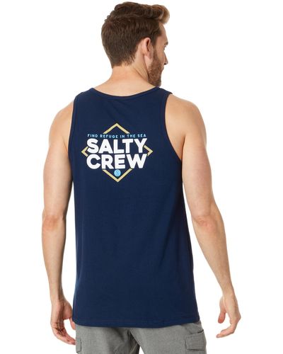 Salty Crew No Slack Tank - Blue