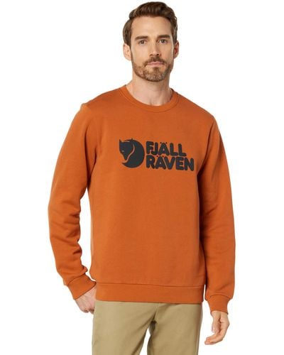 Fjallraven Logo Sweater - Orange