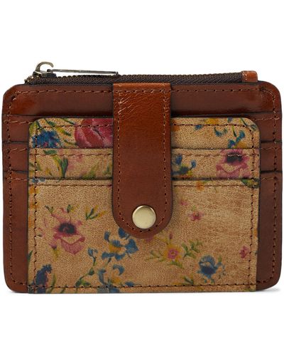Patricia Nash Cassis Id Wallet - Brown