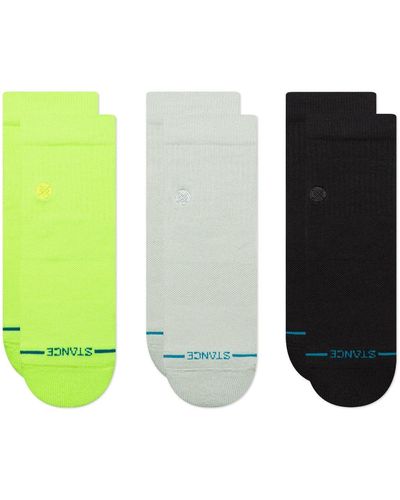 Stance Icon Quarter 3 Pack - Green