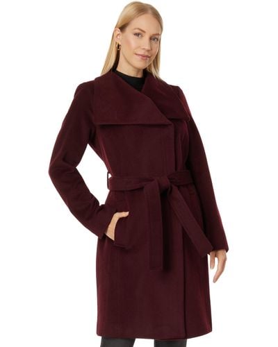 MICHAEL Michael Kors Belted Wool Wrap M125868q74 - Red