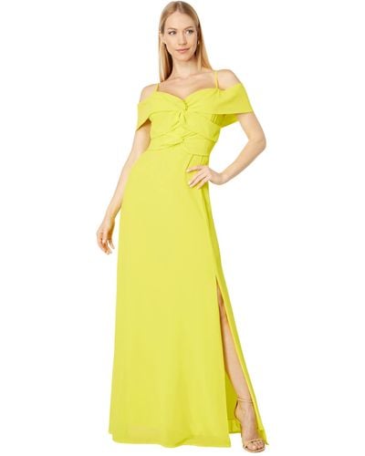 ONE33 SOCIAL Double Knot Wrap Shoulder - Yellow