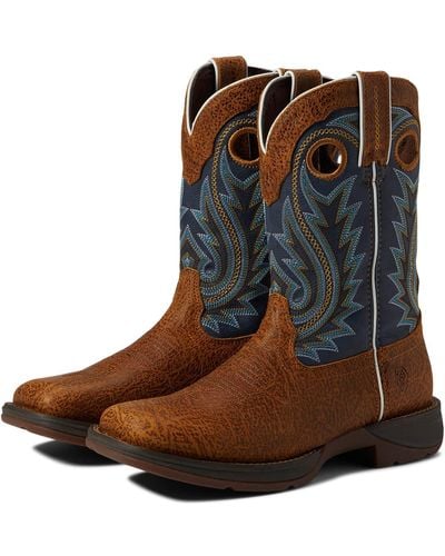 Durango Rebel 11 Western Wide Toe Box - Brown