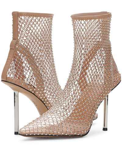 Vince Camuto Amesha Leather Peep Toe Foldover Booties