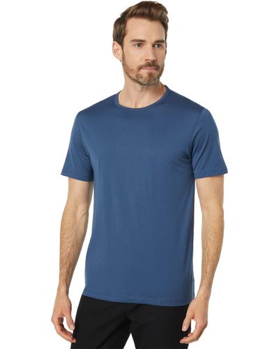 Theory Precise Tee Luxe Cotton Jersey - Blue