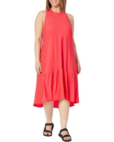 Sweaty Betty Explorer Ace Midi Dress - Red