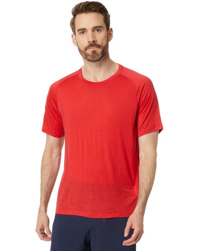 Smartwool Active Ultralite Short Sleeve - Red